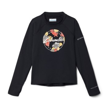 Columbia Sweater Jongens, Sandy Shores Printed Long Sleeve Sunguard Zwart, 48DBUVHMP